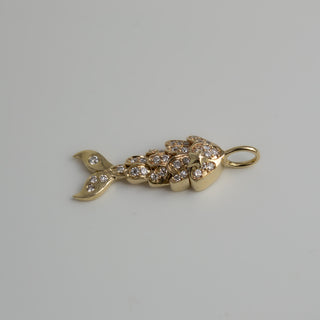 Petite Diamond Mermaid Tail Charm