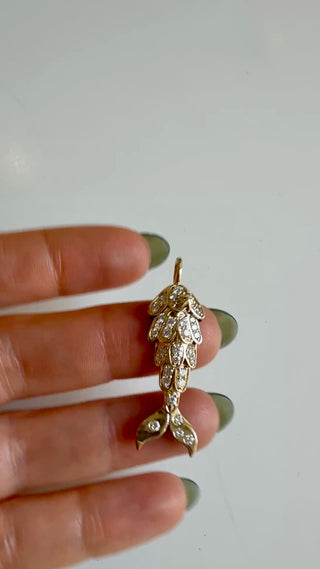 Diamond Mermaid Tail Charm