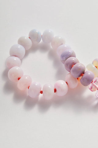 Blushing Rainbow Gemstone Bracelet