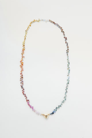Hydra Heart Sapphire Rainbow Necklace