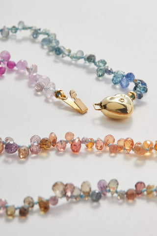 Hydra Heart Sapphire Rainbow Necklace