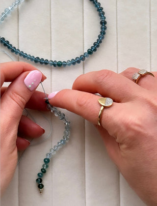 Sorsa Jewellery repairs and resizing service for silk-strung gemstone jewellery.